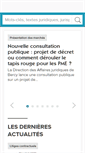 Mobile Screenshot of marches-publics.legibase.fr