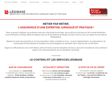 Tablet Screenshot of legibase.fr